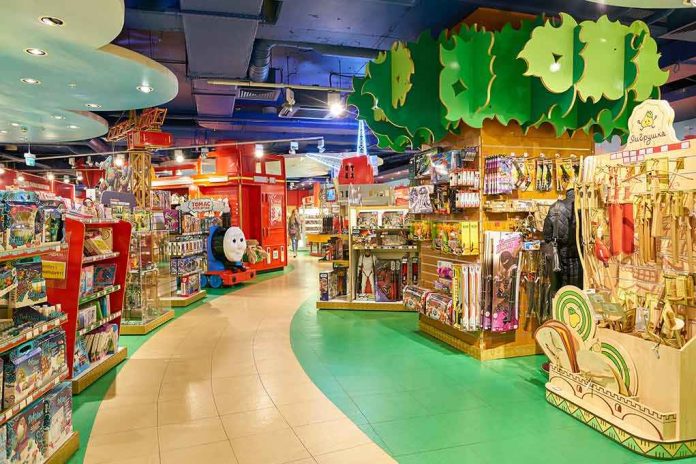shutterstock_744862012 toy store aisle with colorful shelves and displays