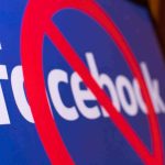 Mayor Wants Teens BANNED From Social Media Facebook logo with a red prohibition symbol